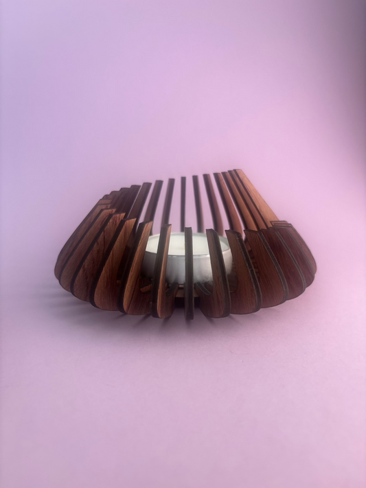 Wooden Candle Holders - Spiral in 3 sizes