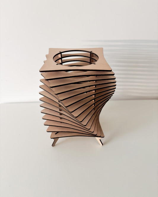 Wooden Candle Holders - Square in 2 sizes