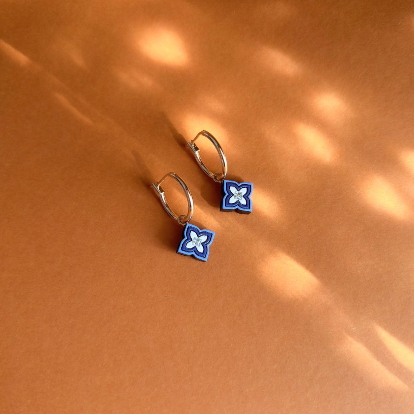 Pipa Mini Hoops in Blue