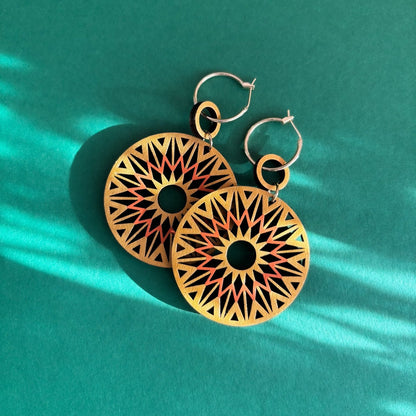 Mimosa Dangly Hoops