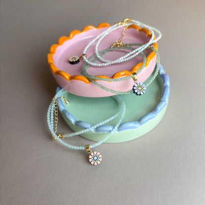 Ronda Necklace with Gemstone Beads