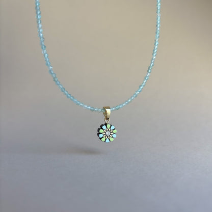 Ronda Necklace with Gemstone Beads