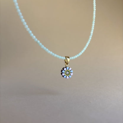 Ronda Necklace with Gemstone Beads