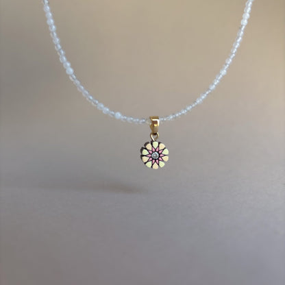 Ronda Necklace with Gemstone Beads
