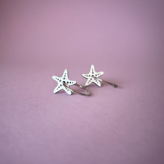 Reversible Starfish Hoops