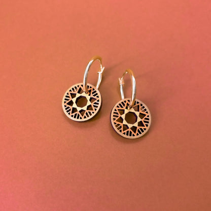 Cassandra Hoops in Copper