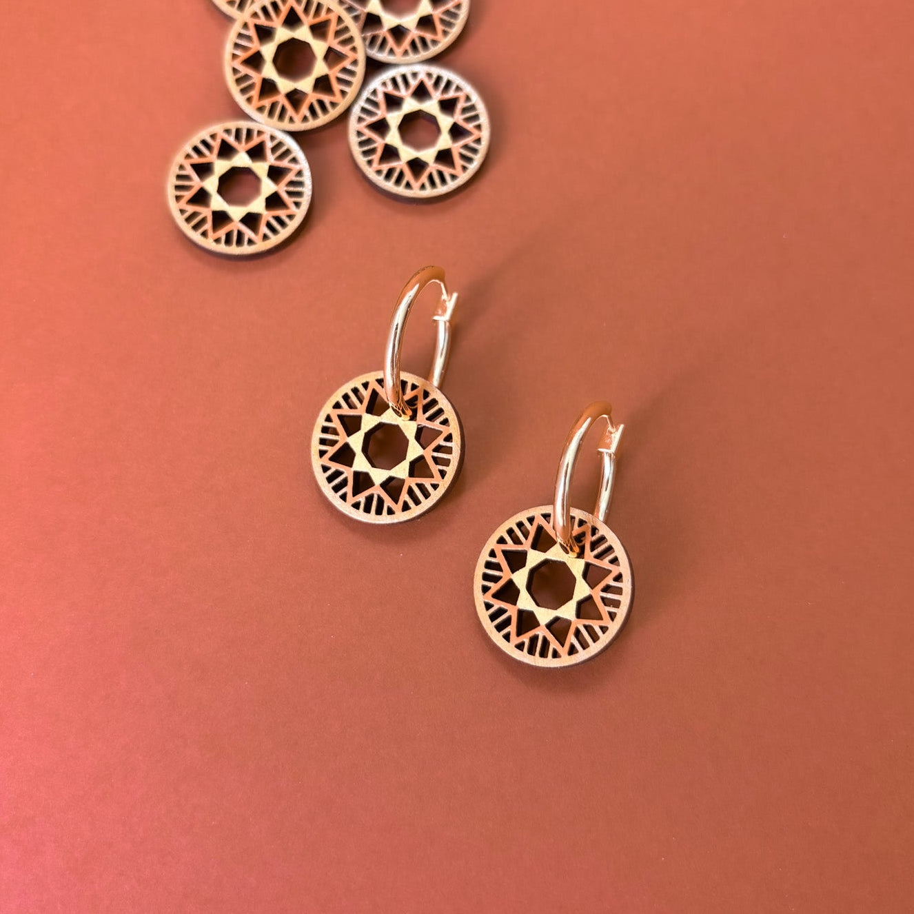 Cassandra Hoops in Copper