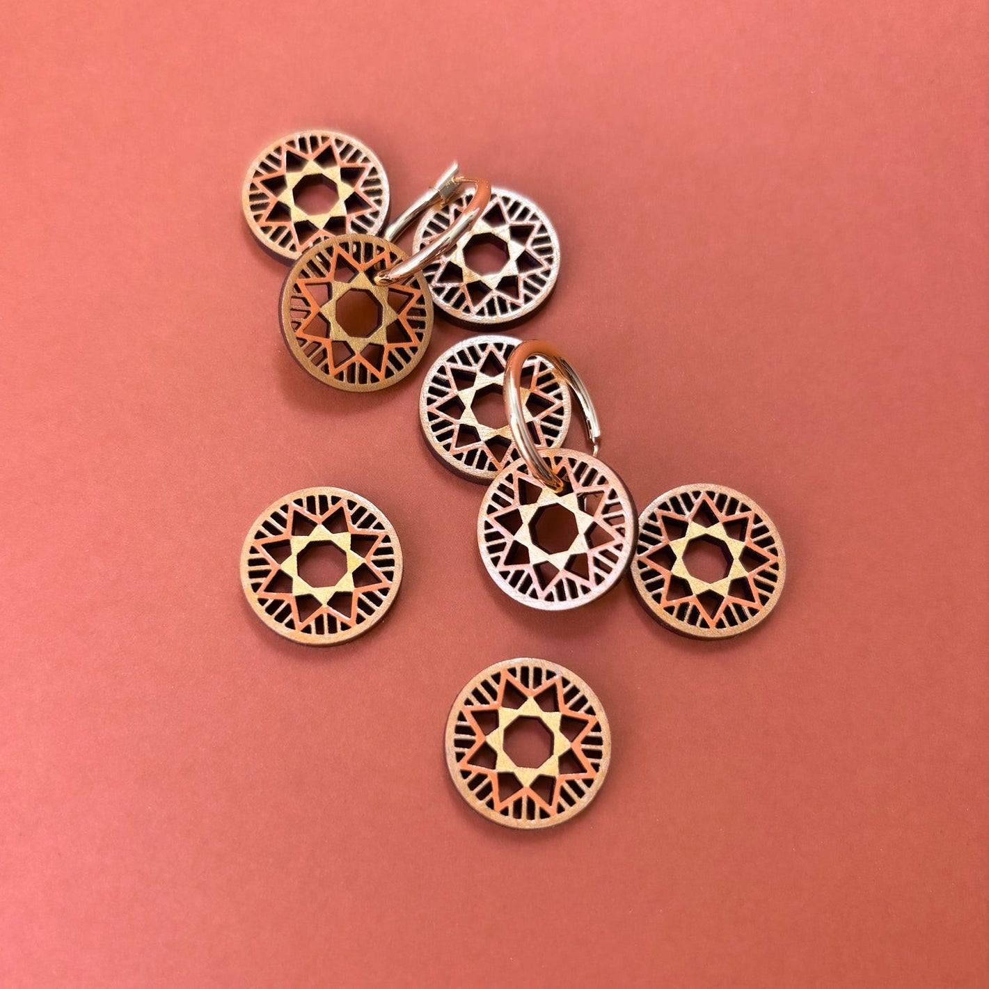 Cassandra Hoops in Copper