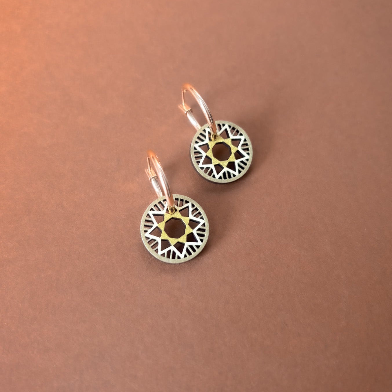 Cassandra Hoops in Gold