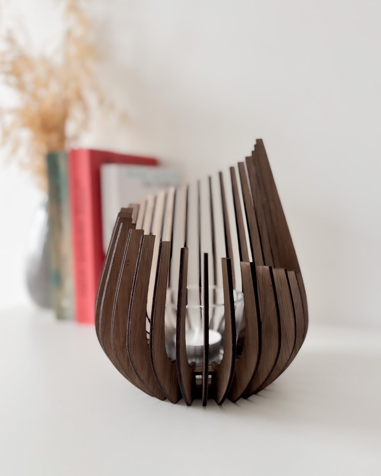 Wooden Candle Holders - Spiral in 3 sizes