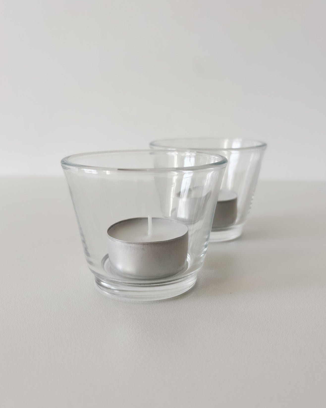 Glass Tea Light Holder (for use in our Candle Holders)