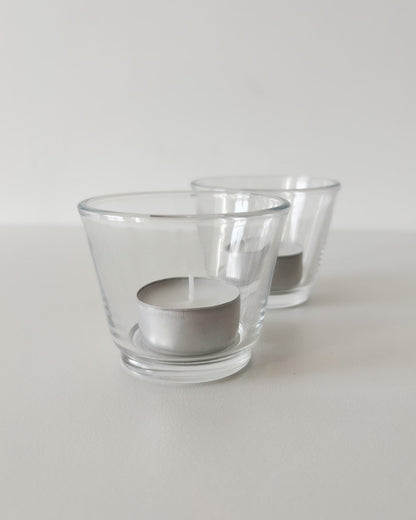 Glass Tea Light Holder (for use in our Candle Holders)