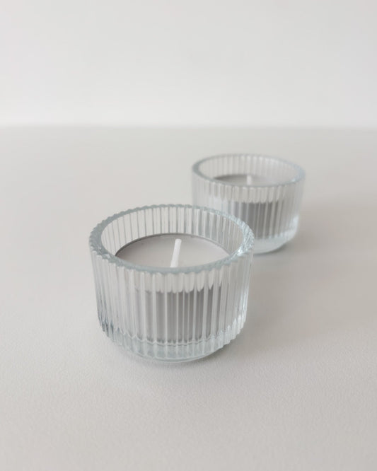 Glass Tea Light Holder (for use in our Candle Holders)
