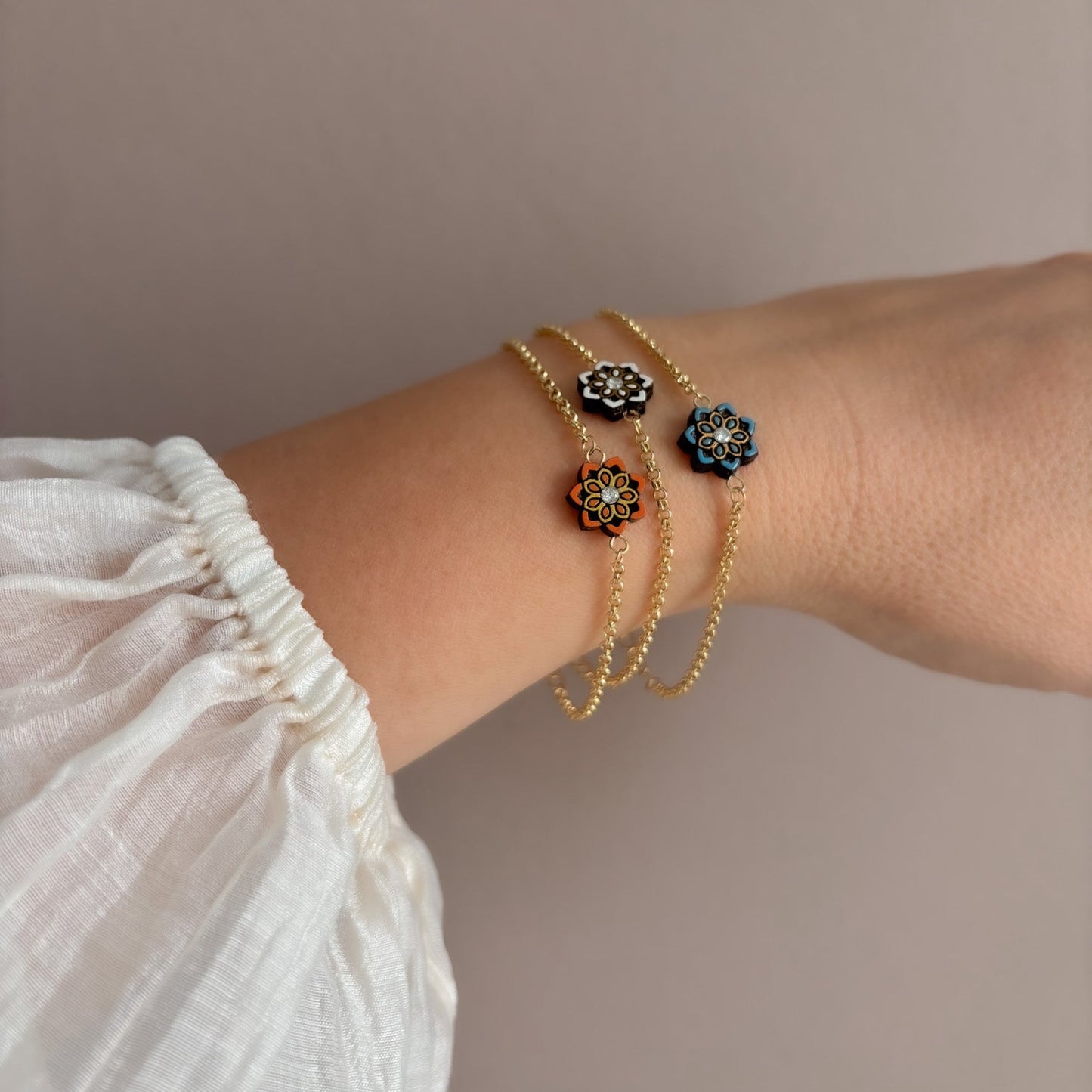 Gabi Bracelets in Gold