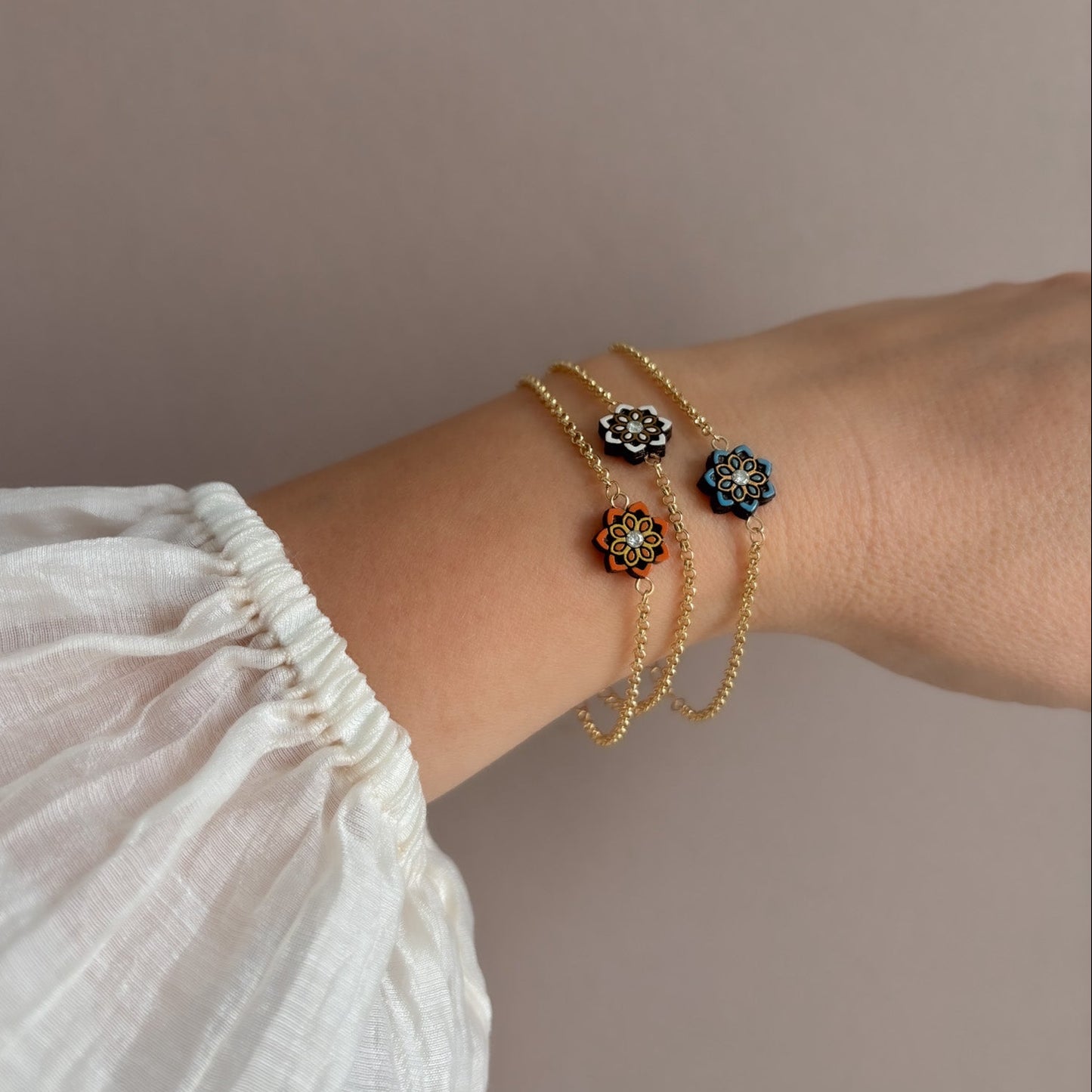 Gabi Bracelets in Gold